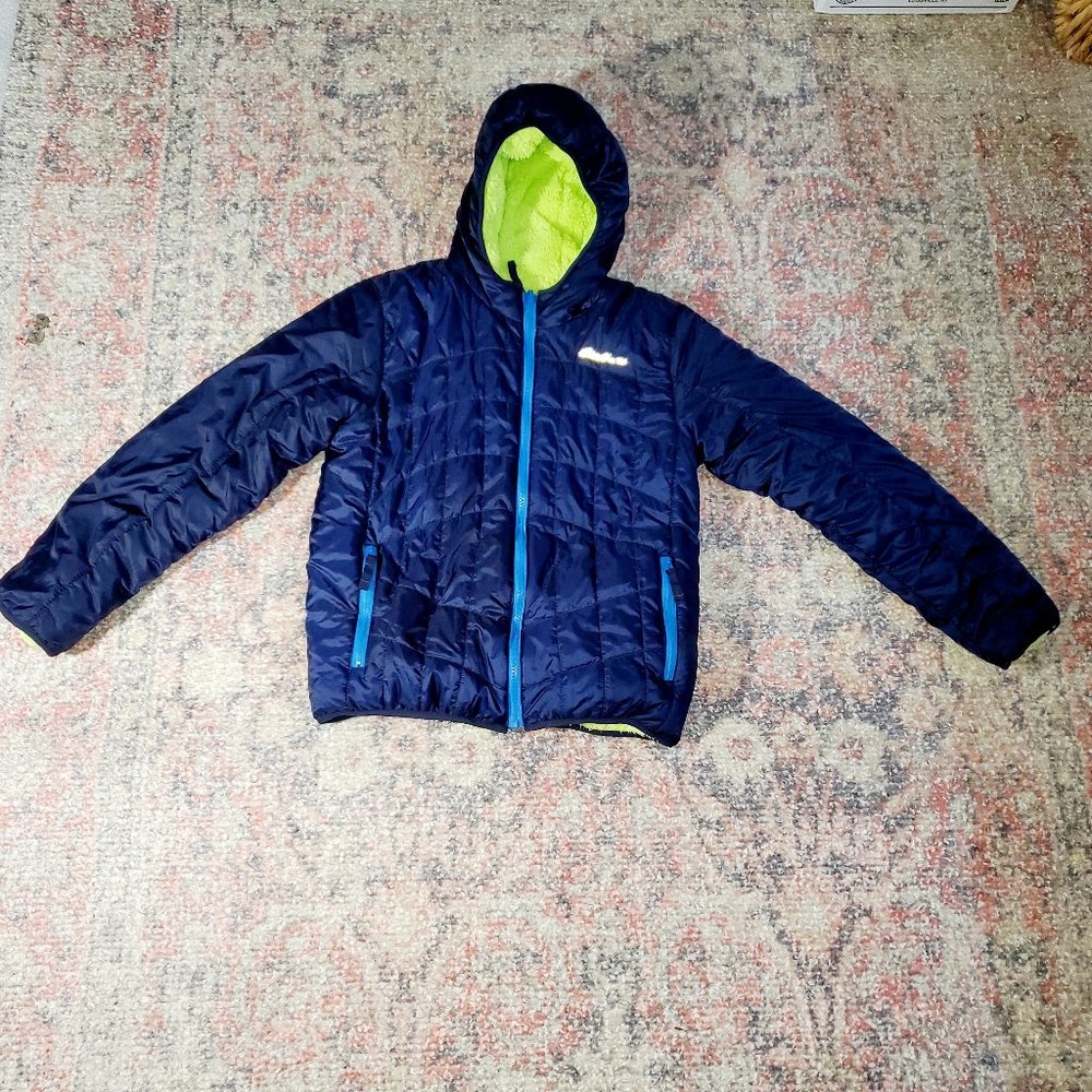 Eddie Bauer Reversible Hooded Puffer Coat/Jacket